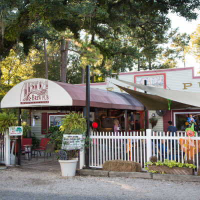 2019 Abita Brew Pub Decorated for Halloween