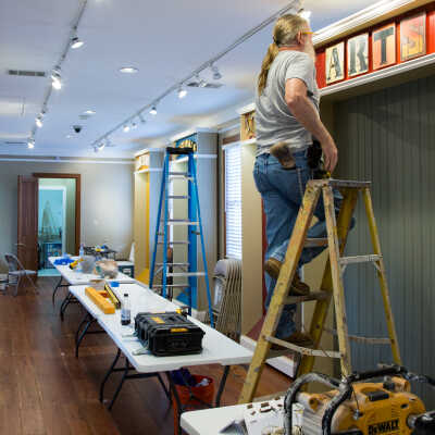 2017 Mark Rhode Installs ASTM Display Boxes 2