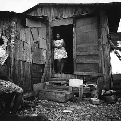 Shack with Mother, Father and Daughter