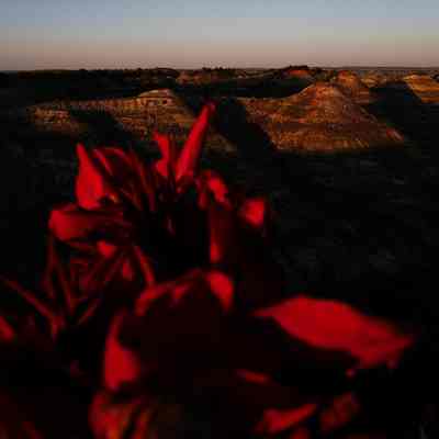 Last Light Near Medora, North Dakota