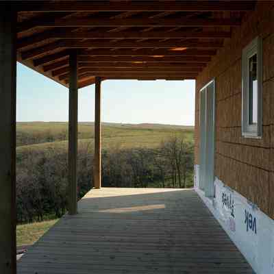 Kevin Davis’s Front Porch Overlooking White Earth Valley, June 2011