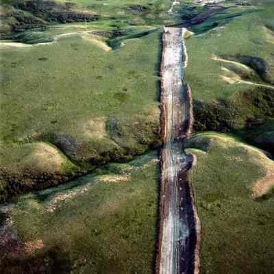 Oil Pipeline Right of Way, Mountrail County, June 2011