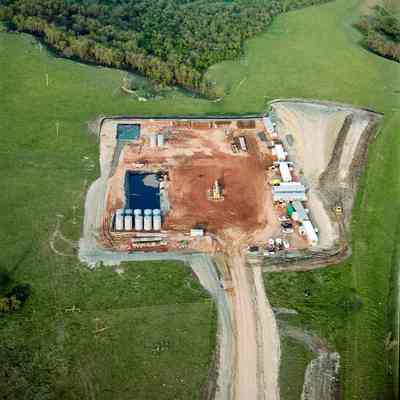 Oil Pad on Davis Prairie Near White Earth, June 2011