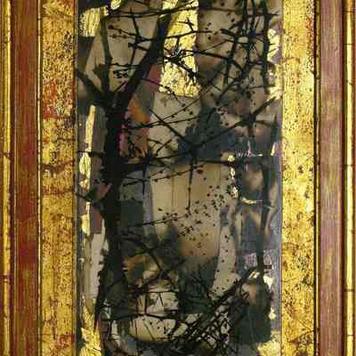 Under Plexiglas