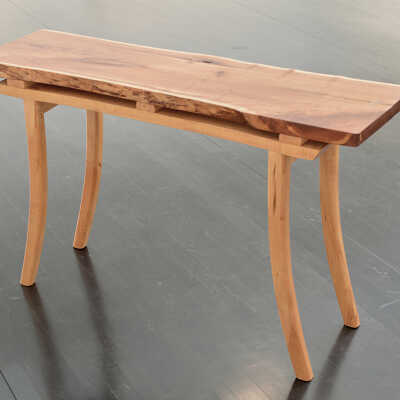 Maple and Cherry Sofa Table