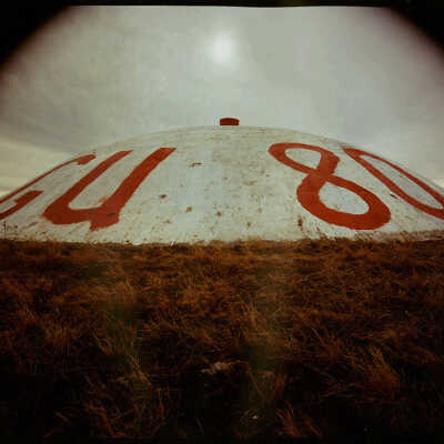Top of Water Tank Decorated by Students; Glen Ullin, ND
