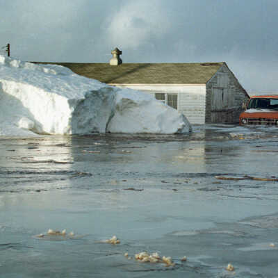 Flooding Along Minnesota Highway 9 South of Breckenridge