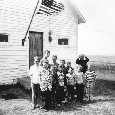 Chilcot One-Room School House, May Helling Instructor 1976, Mountrail County South of White Earth, North Dakota