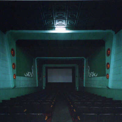 Interior of Del Char Theatre, Mayville, ND