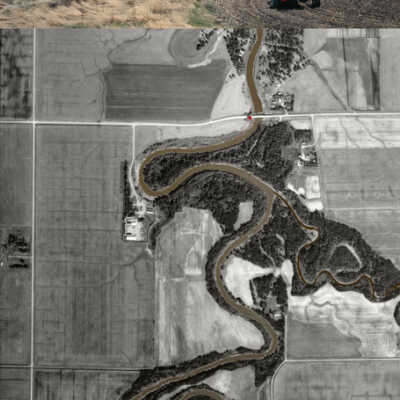 Air Seeder At Red River 2005