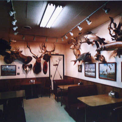 Dining Room with Taxidermy Animals, Mahnomen, MN