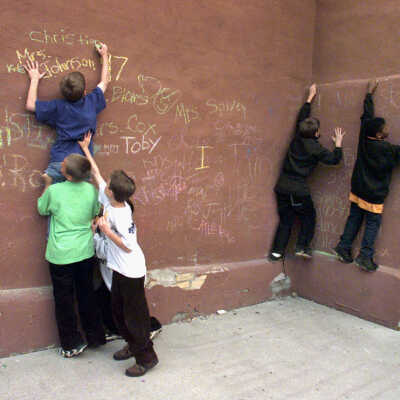 Children Bid Farewell to School