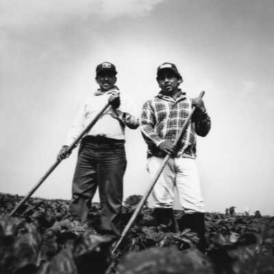 Benancio and Father in Field