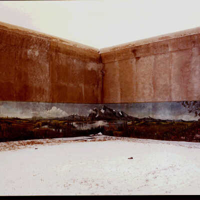 State Pen Painting of Mountain Scene, Bismarck, ND