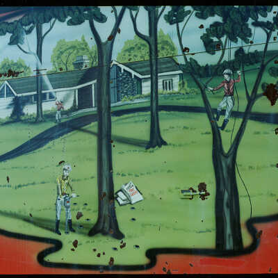 Pelton Tree Sugary Truck Painting, Dickinson, ND
