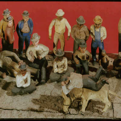 Donkey Ball Game, Detail. Grand Forks, ND. 1/26/81