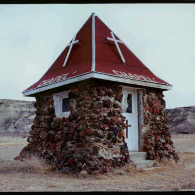 Exterior of Stone Chapel, Medora, ND