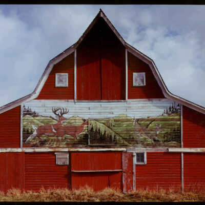 Barn Painting by Freidl Egel, Cando, ND