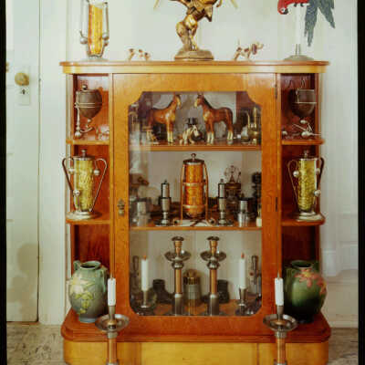 Display Cabinet of Alex Paluck, Dickenson, ND