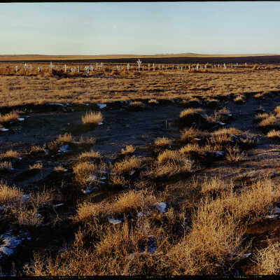 View of Graveyard from East, Hague, ND