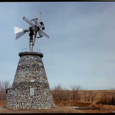 Windmill on Adam Bohem's Place, Mandan, ND