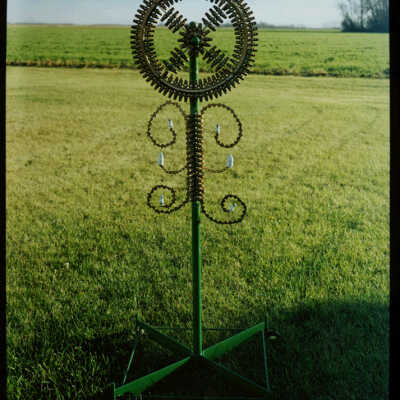 Sculpture by Sig Jagelski, Jugtown, Auburn, ND