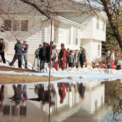 Sandbaggers on Olson Drive