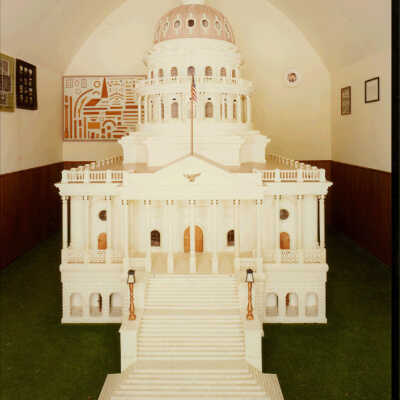 Model of Capital Building at Henry French's, Cashel, ND