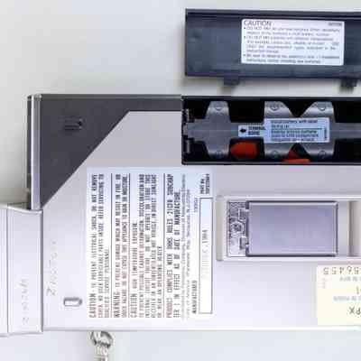 Battery Compartment Open