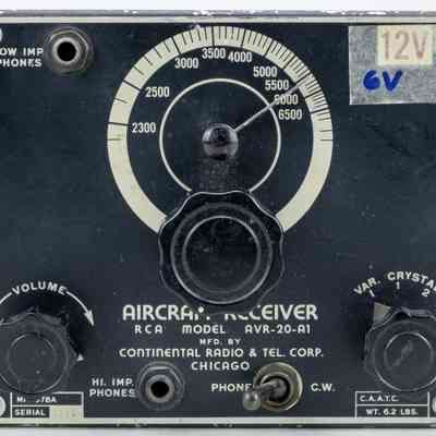 RCA Aircraft Receiver