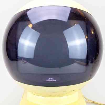 JVC Videosphere Portable TV with Alarm Clock