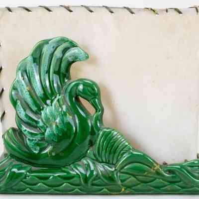 Ceramic Swan TV Lamp