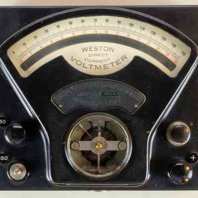 Weston Voltmeter