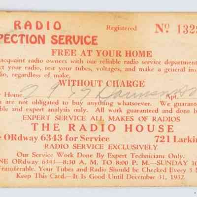 Service Card