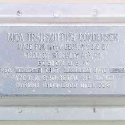 Mica Transmitting Condenser/Capacitor