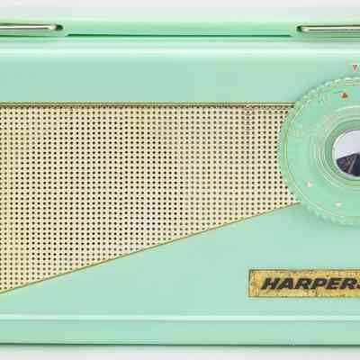 Harpers Vacuum Tube Portable Radio