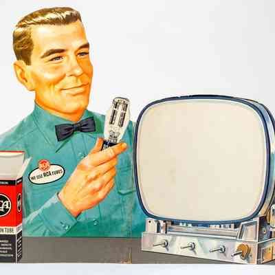 RCA Tubes Ad Standup Display
