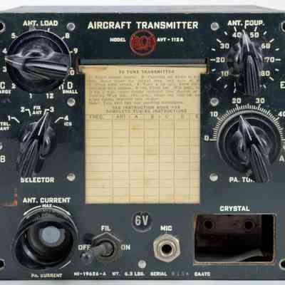 RCA Aircraft Transmitter