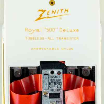 Back showing Battery Holder with Handle Down
