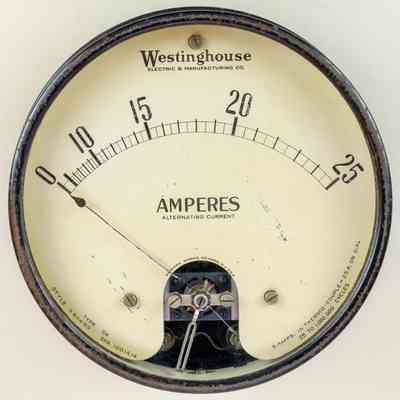 Westinghouse Amperes Meter