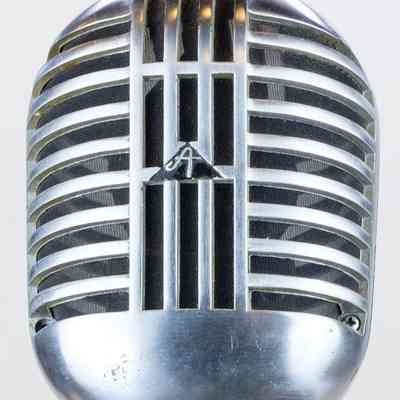Astatic Microphone with floor stand