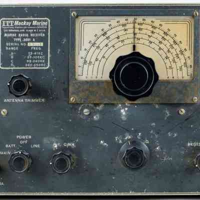 ITT 3001-A Marine Radio Receiver