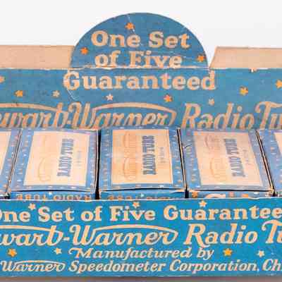 Stewart-Warner Radio Tubes