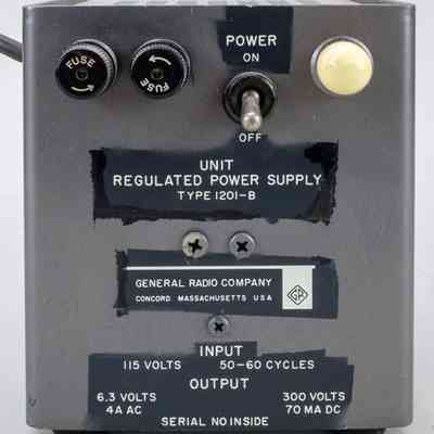 General 1201-B Radio Power Supply