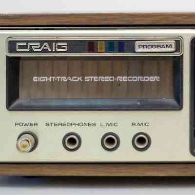 Craig 8-track Tape Recorder