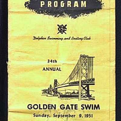 Copy of Golden Gate Swim Program 1951