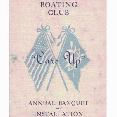 Program and Menu for Annual Banquet and Installation