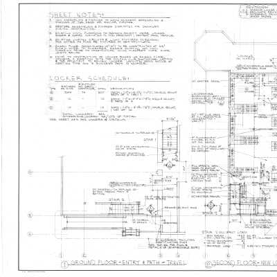 Page 9 of 23 showing Women's Locker Room changes