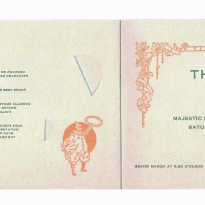 Inside left side of invitation