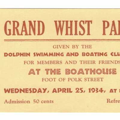 Announcement - Whist Party